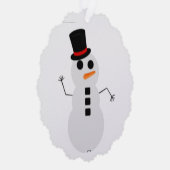 Frosty The Snowman Paper Ornament Kaart (Rechts)