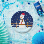Frosty the Snowman Papieren Bordje (Feest)