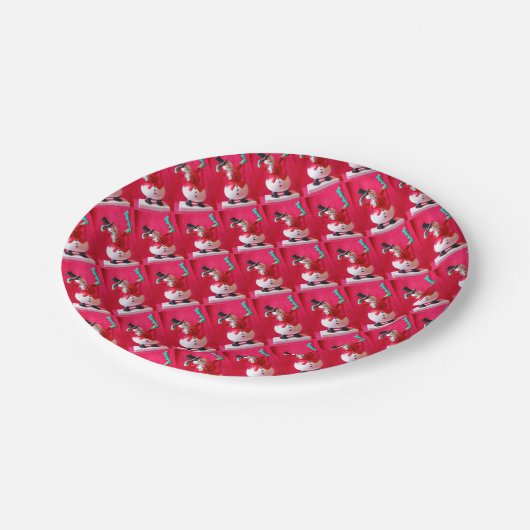 frosty The Snowman Papieren Bordje (Gekanteld)