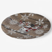 Frosty The Snowman Papieren Bordje (Gekanteld)