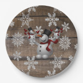 Frosty The Snowman Papieren Bordje (Voorkant)