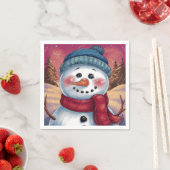 Frosty the Snowman Papieren Servet (Insitu)