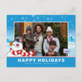 Frosty The Snowman prettige feestdagen | Familie F (Voorkant)