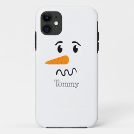 Frosty the Snowman Verwarren Gezicht Case-Mate iPhone Case