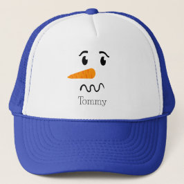 Frosty the Snowman Verwarren Gezicht Trucker Pet