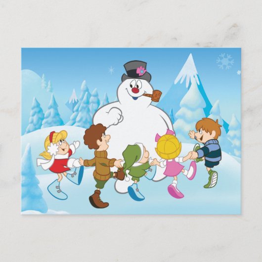 Frosty the Snowman™ Winter Feestdagenkaart (Voorkant)