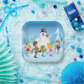 Frosty the Snowman™ Winter Papieren Bordje (Feest)