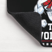 Frosty The Swoleman Christmas Gym Humor Muismat (Hoek)