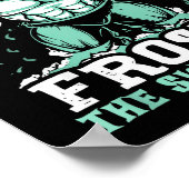 Frosty The Swoleman Funny Buff Swole Snowman Gym M Poster (Hoek)