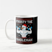 Frosty The Swoleman Ugly Christmas Sweater Funny S Koffiemok (Links)