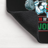 Frosty The Swoleman Ugly Christmas Sweater Funny S Muismat (Hoek)