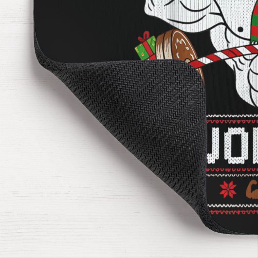 Frosty The Swoleman Ugly Christmas Sweater Funny X Muismat (Hoek)