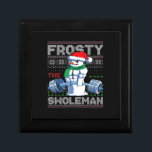 Frosty The Swoleman Ugly KerstSweater Funny S Cadeaudoosje<br><div class="desc">Frosty The Swoleman Ugly KerstSweater Funny Snowman Gym</div>