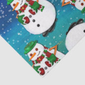 Frosty Town Christmas DARK ALLE MATEN Tissuepapier (Detail)