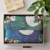 Frosty Town Christmas DARK ALLE MATEN Tissuepapier (Geschenk)