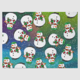 Frosty Town Christmas DARK ALLE MATEN Tissuepapier