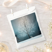 Frosty tree in de avond bedankzakje (Geknipt)