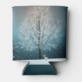 Frosty tree in de avond blikjeskoeler (Voorkant)