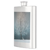 Frosty tree in de avond flacon (Links)