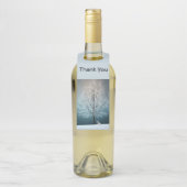 Frosty tree in de avond flessenhanger (Op fles)