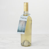 Frosty tree in de avond flessenhanger (Schuin)