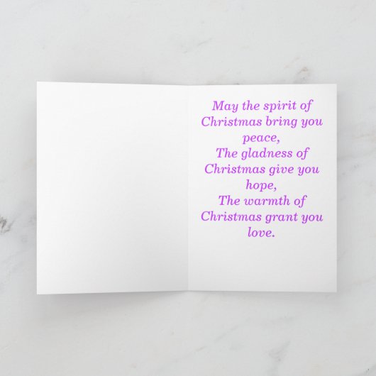 Frosty Trees Feestdagen Kaart (Binnen)