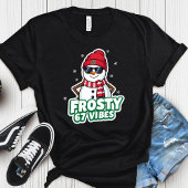 Frosty Vibes 67 Snowman Christmas – Retro Winter  T-shirt