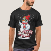 Frosty Vibes 67 Snowman For Winter - Six Seven Mem T-shirt (Voorkant)