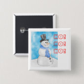 Frosty Vierkante Button 5,1 Cm (Voorkant /achterkant)