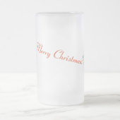 Frosty Vrolijk Kerstkrans Matglas Bierpul (Center)