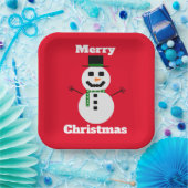 Frosty White Paper Bord (Feest)