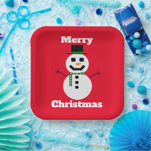 Frosty White Paper Bord (Feest)