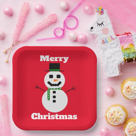 Frosty White Paper Bord (Feest)