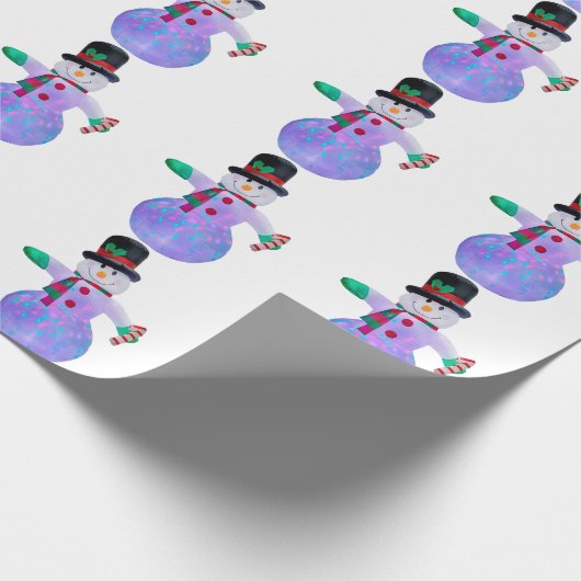 Frosty White Wrapping Paper Cadeaupapier (Hoek)