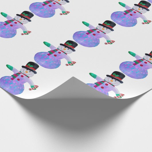 Frosty White Wrapping Paper Cadeaupapier (Hoek)
