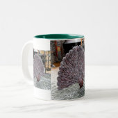 Frosty wickerwork pauock tweekleurige koffiemok (Voorkant links)