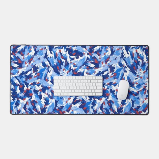 Frosty Winter Camouflage Bureaumat (Keyboard & Muis)