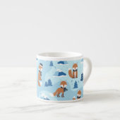 Frosty Winter Foxes Espresso Kop (Voorkant rechts)