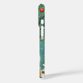 Frosty Winter Whimsical Snowman Fox Wonderland Case-Mate iPhone Case (Achterkant / Links)