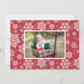 Frosty Wishes | Vakantie Foto Collage Kaart (Achterkant)