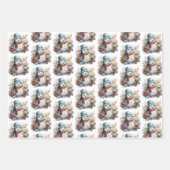 Frosty Wonderland Inpakpapier Vel (Voorkant 3)