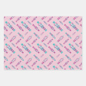 Frosty Wrapping Paper Set van 3 vellen (Voorkant 3)