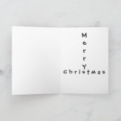 FROSTY ZEGT VROLIJK KERSTFEEST FEESTDAGEN KAART (Binnen)