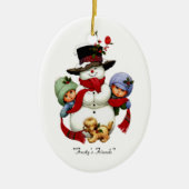 Frosty's Friends Holiday Ornament (Voorkant)