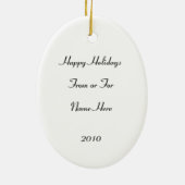 Frosty's Friends Holiday Ornament (Achterkant)