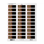 Frosty's  GMC Truck-kerstrun Etiket (Full Sheet)