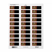 Frosty's  GMC Truck-kerstrun Etiket (Full Sheet)