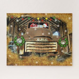 Frosty's GMC Truck-kerstrun Legpuzzel