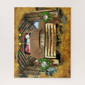 Frosty's GMC Truck-kerstrun Legpuzzel (Verticaal)