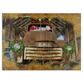 Frosty's GMC Truck-kerstrun Snijplank (Voorkant)